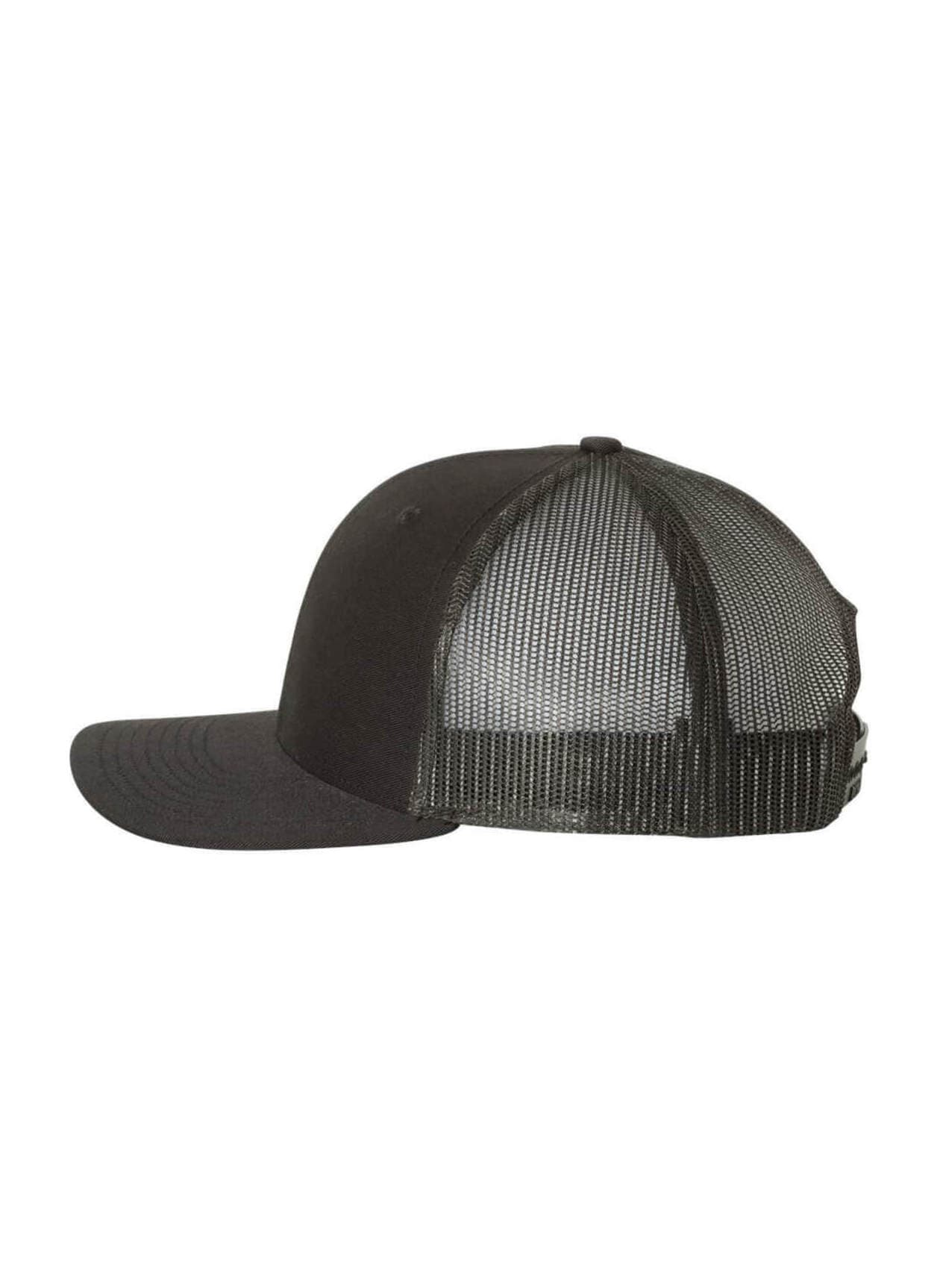 Richardson Adjustable Snapback Trucker Hat - Black (BLK) MISC