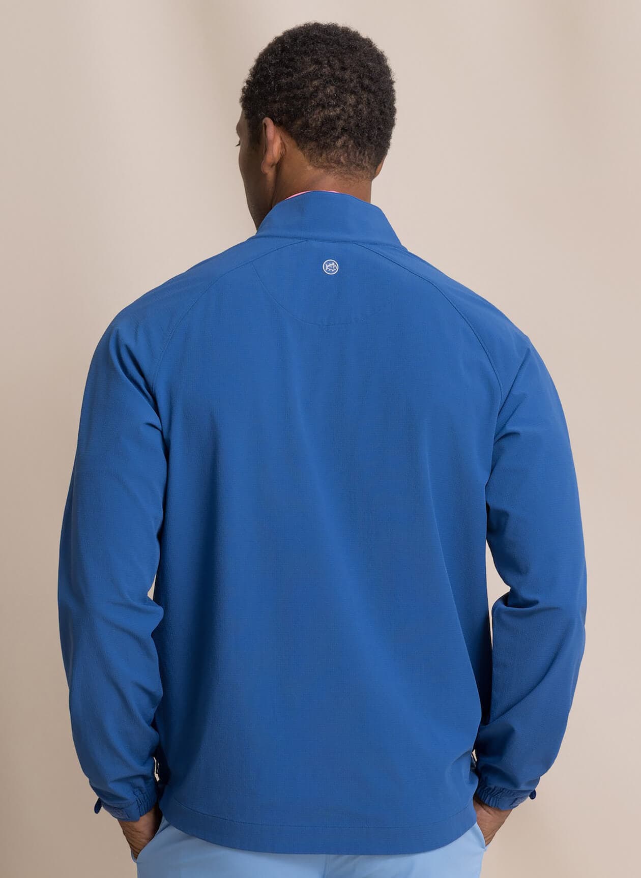 Southern Tide Men's Seabreeze Perf Pullover - Navy LG