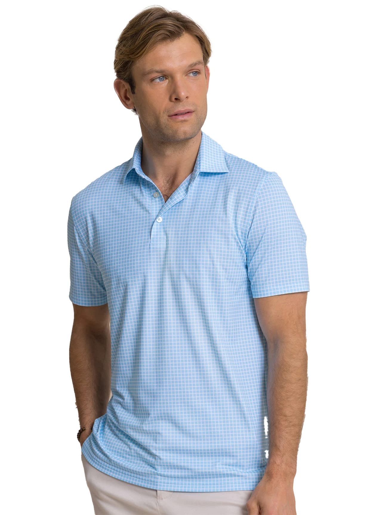 Southern Tide Men's DriverDunesEdgePlaid Polo