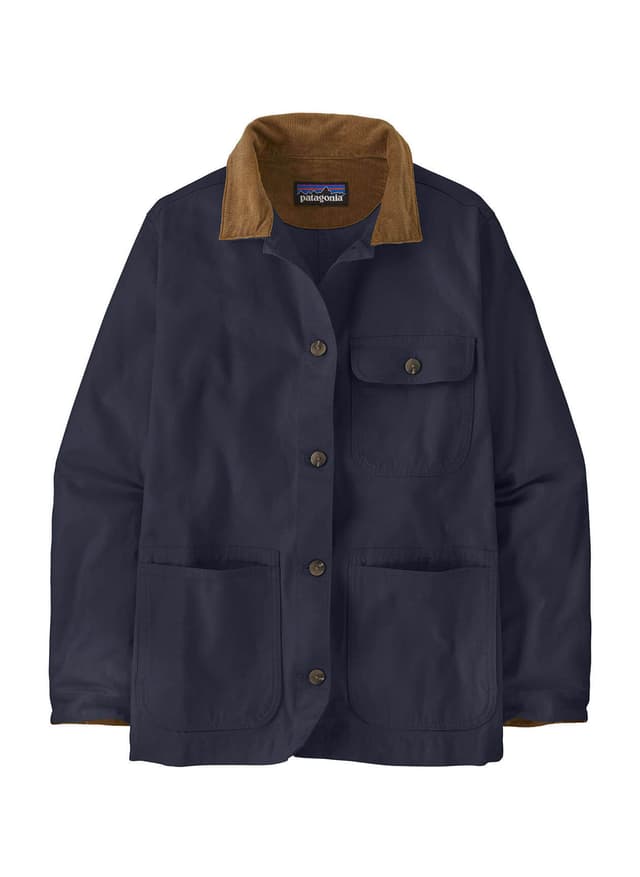 Patagonia Women's Point Reyes Canvas Coat - Blue LG