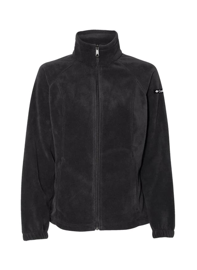 Columbia Women's Benton Springs Fleece Jacket (Blank Chest) - Black LG