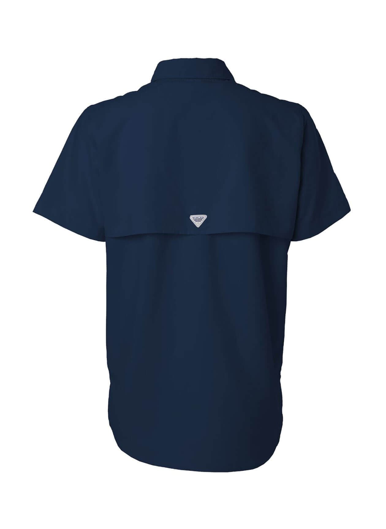 Columbia Women's PFG Bahama Short-Sleeve Shirt - S&S - Navy LG