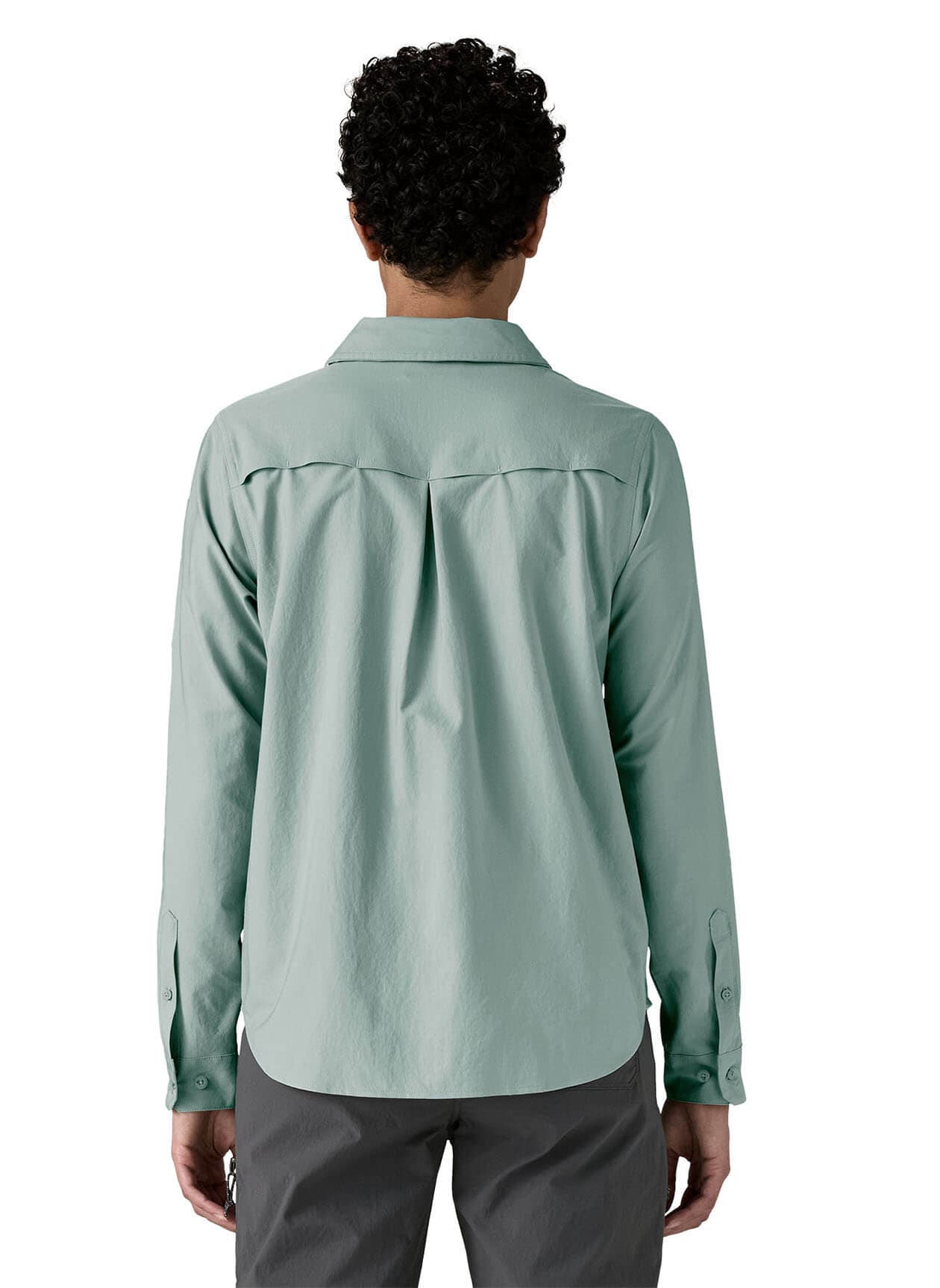 Patagonia Women's Long Sleeve Self Guided Sun Shirt - Blue LG