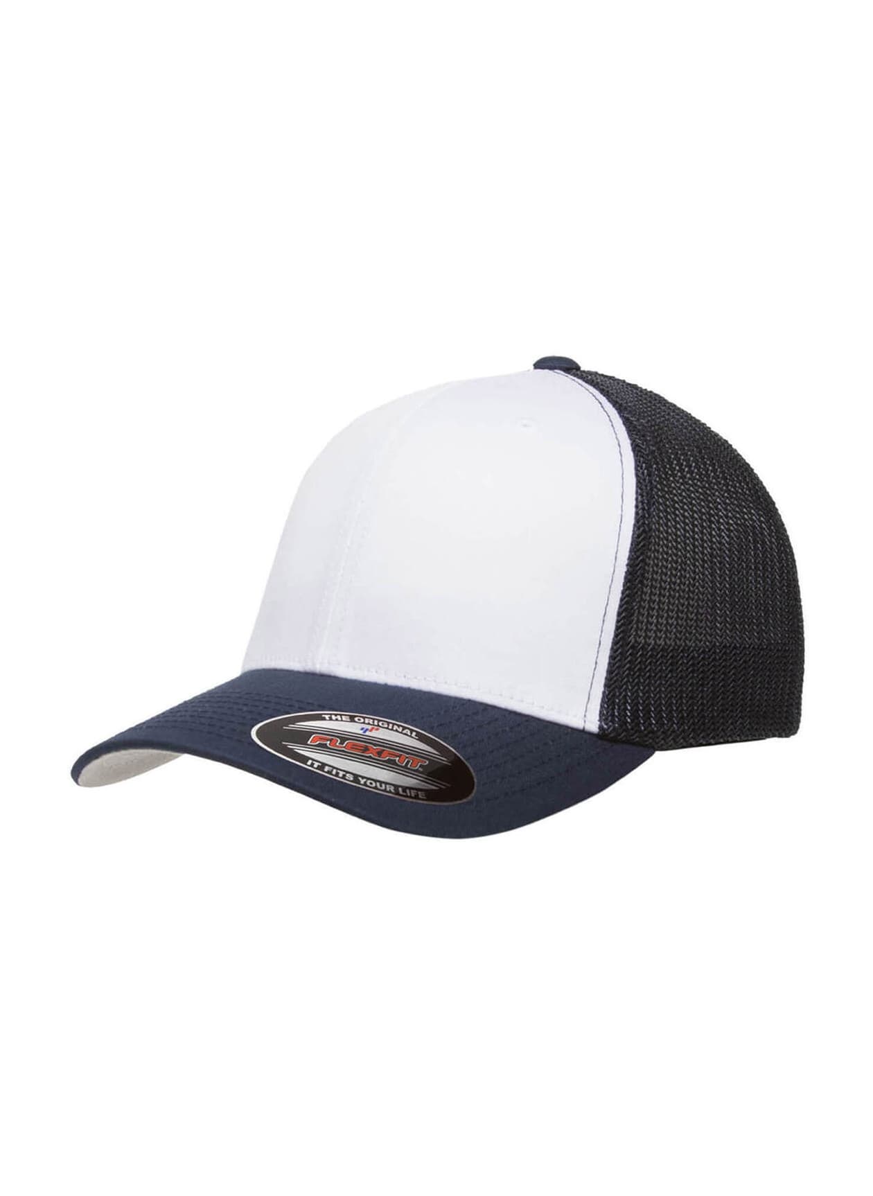 Yupoong Flexfit Trucker Mesh with White Front Panels Hat