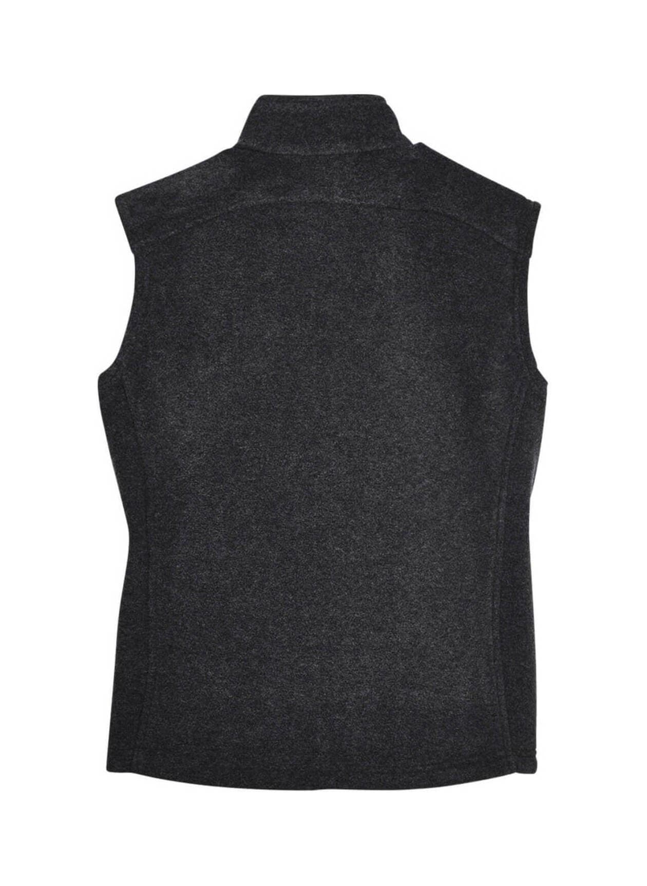 Core 365 Women's Journey Fleece Vest - Dark Grey 3XL
