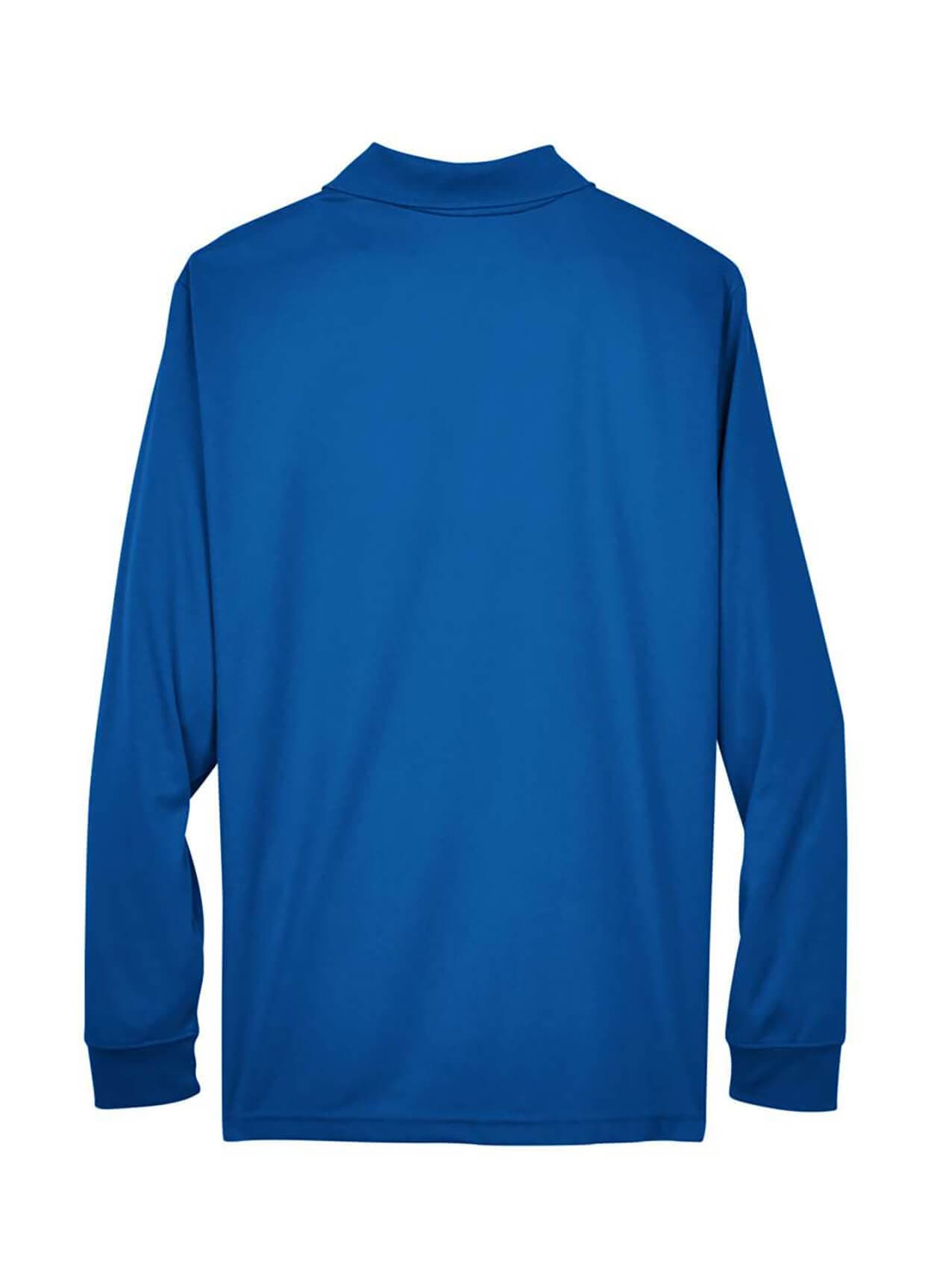 Core 365 Men's North End Long Sleeve Polo - Blue 3XL