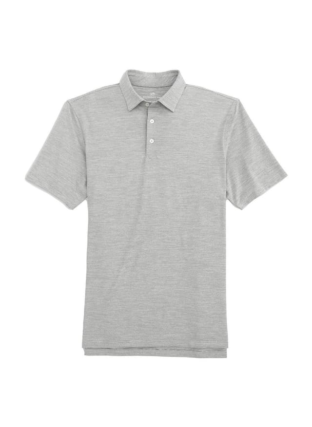 Southern Tide Men's Driver Spacedye Performance Polo - Black LG