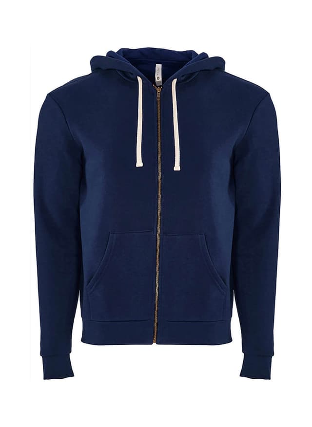 Next Level Unisex Santa Cruz Full-Zip Hoodie - Navy 3XL