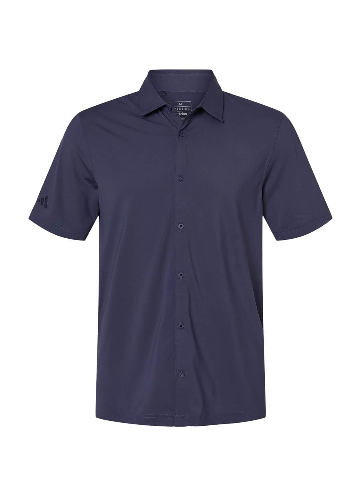 Adidas Men's Button Down Short Sleeve Shirt