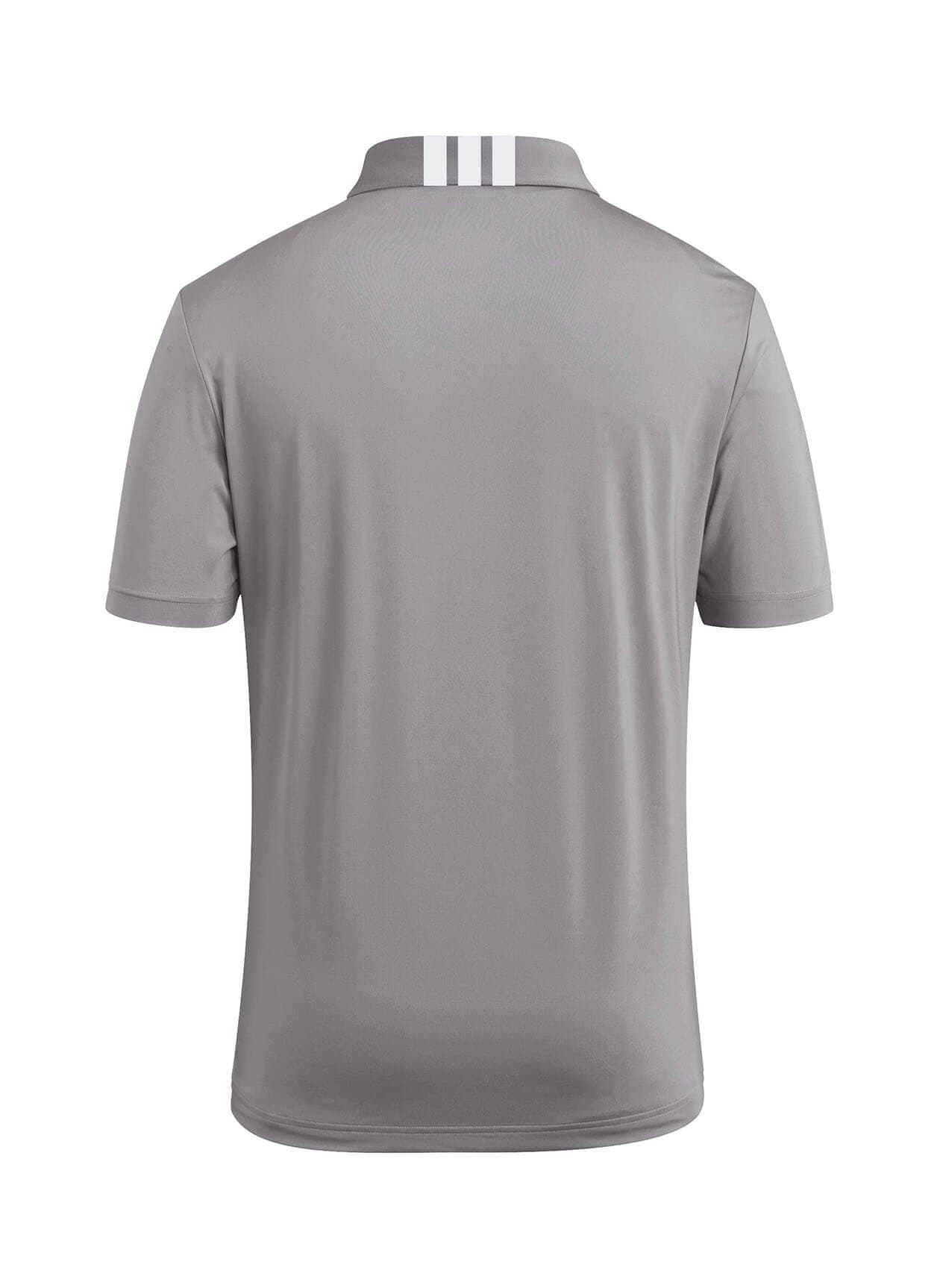 Adidas Men's 3-Stripe Polo - Dark Grey 3XL