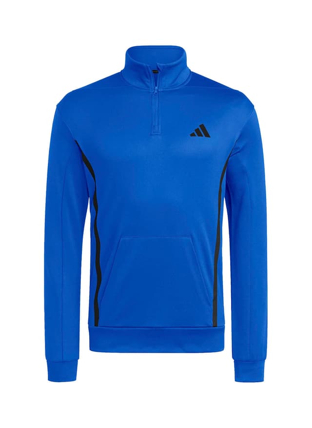 Adidas Men's Game&Go Quarter-Zip - Blue 3XL
