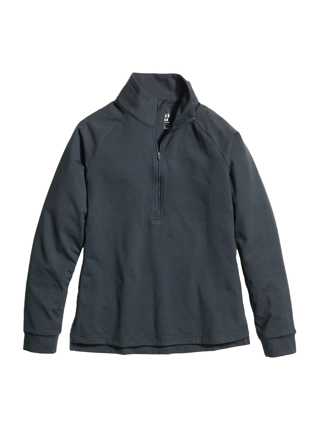 Marine Layer Women's Sport Quarter-Zip - Dark Grey LG