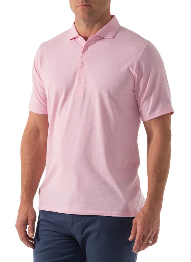 B. Draddy Men's Brandtley Polo - Pink LG