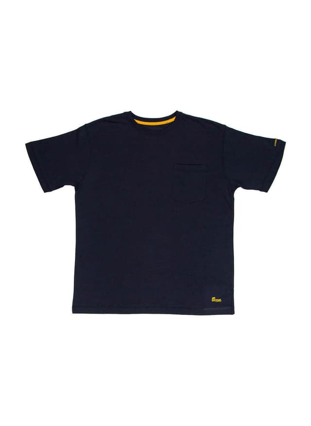 Berne Men's Lightweight Performance Pocket T-Shirt - Blue,Navy 3XL