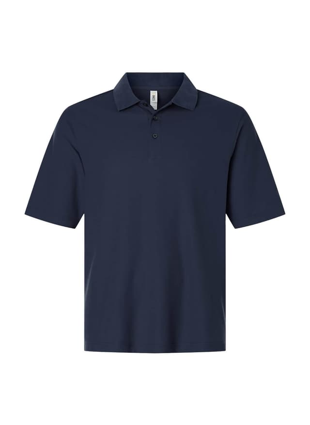 Core 365 Men's Resolve CVC Performance Pique Polo - Navy 3XL