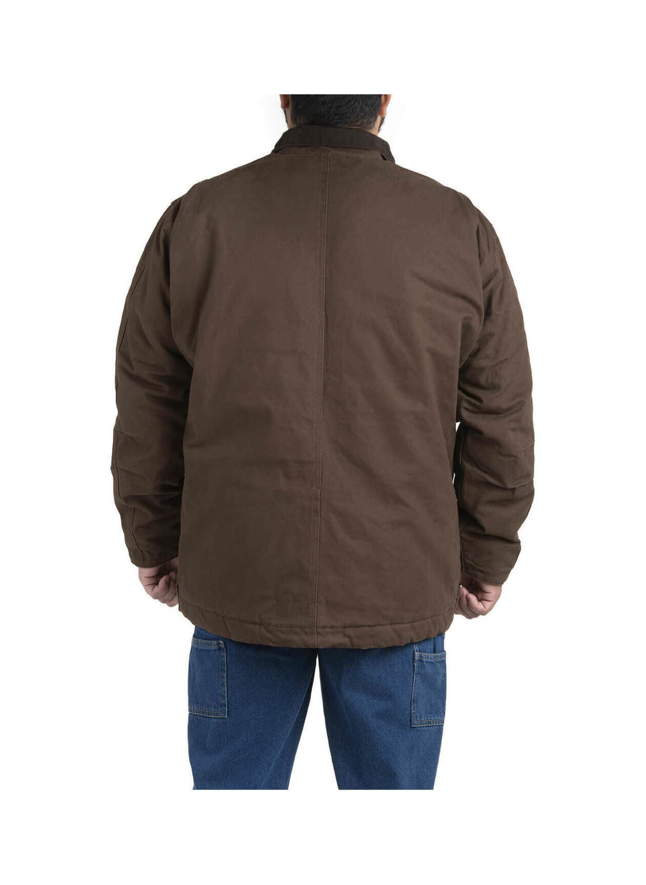 Berne Men's Highland Washed Chore Jacket - Brown 3XL