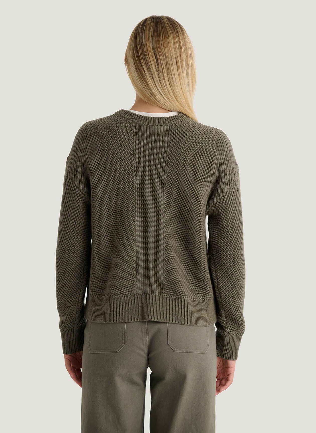 Free Fly Women's Coastloom Crew Sweater - White LG