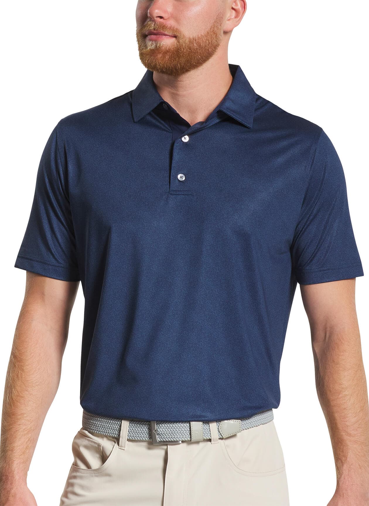 FootJoy Men's Speckle Print Polo - Navy 3XL