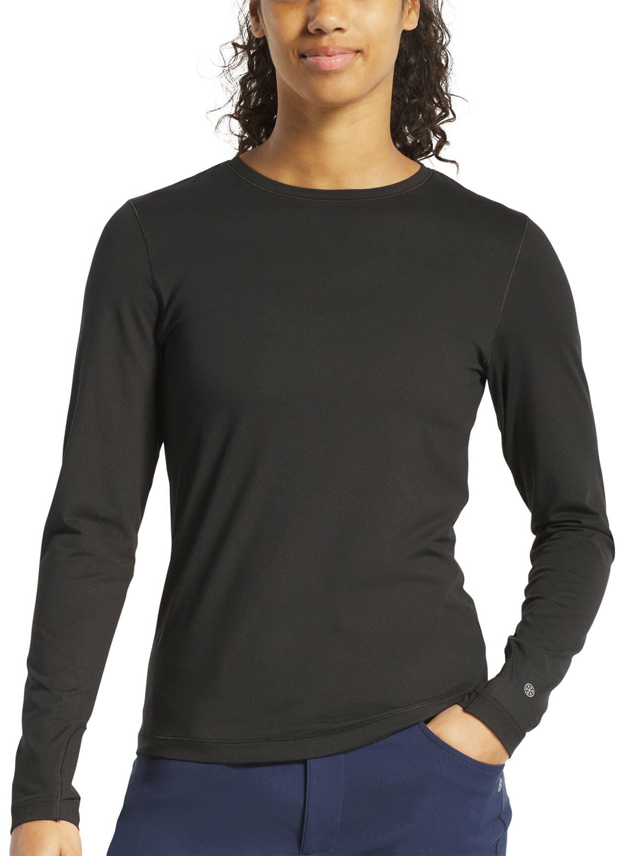 FootJoy Women's ThermoSeries Long Sleeve Base Layer - Black LG