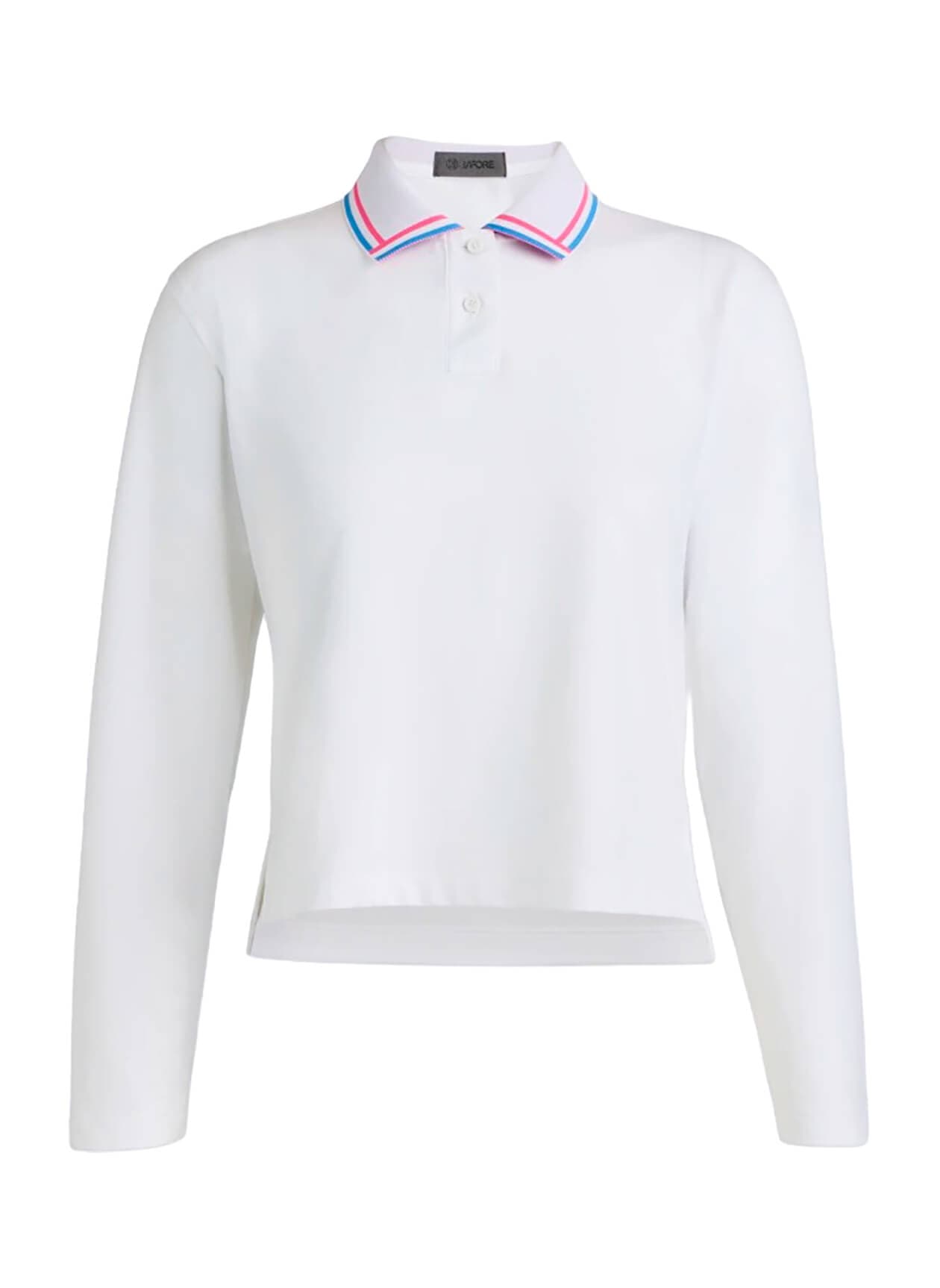 G/FORE Women's All Play Relaxed Long-Sleeve Polo