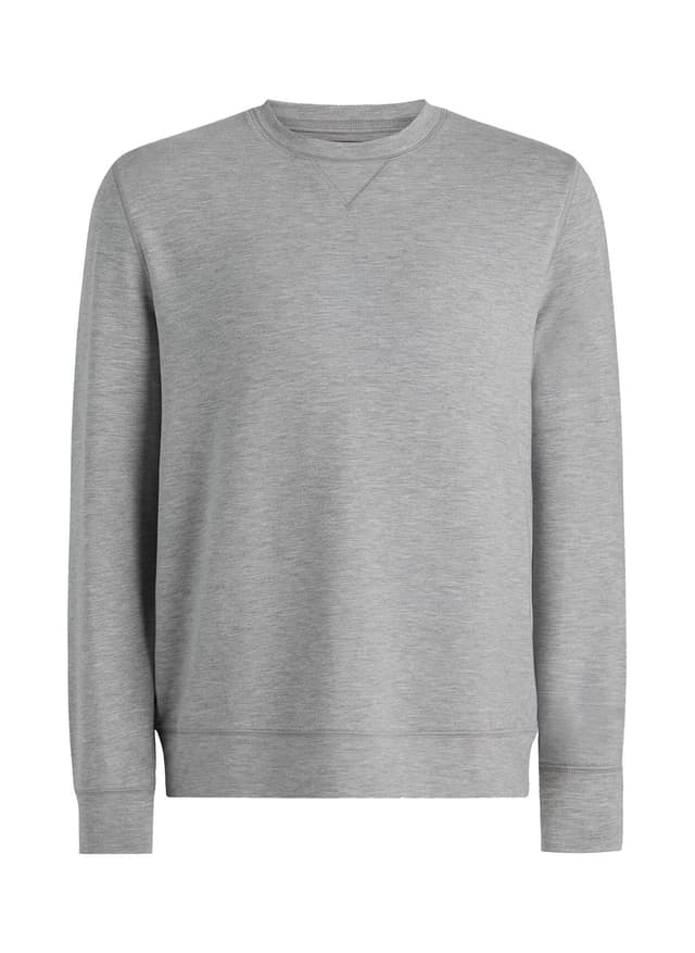 G/FORE	 Men's Lightweight Terry Crewneck - Light Grey LG