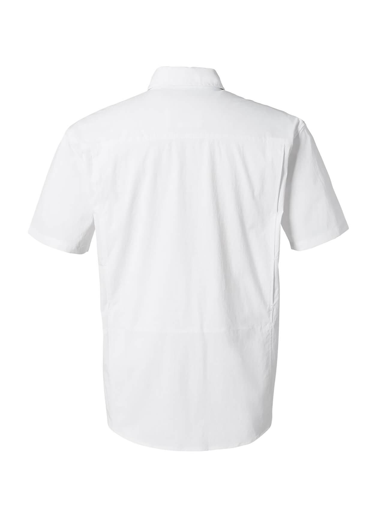 HUK Men's Creekbed Short-Sleeve Shirt - White LG