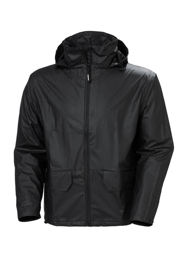 Helly Hansen Men's Voss Waterproof Rain Jacket - Black 3XL