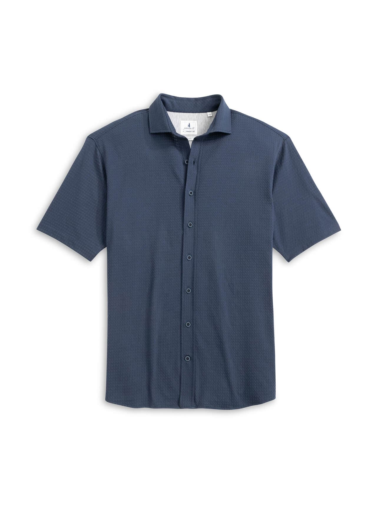 Johnnie-O Men's Surfsucker Short-Sleeve Shirt