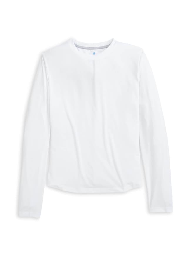 Johnnie-O Women's Valerie Long-Sleeve T-Shirt - White LG