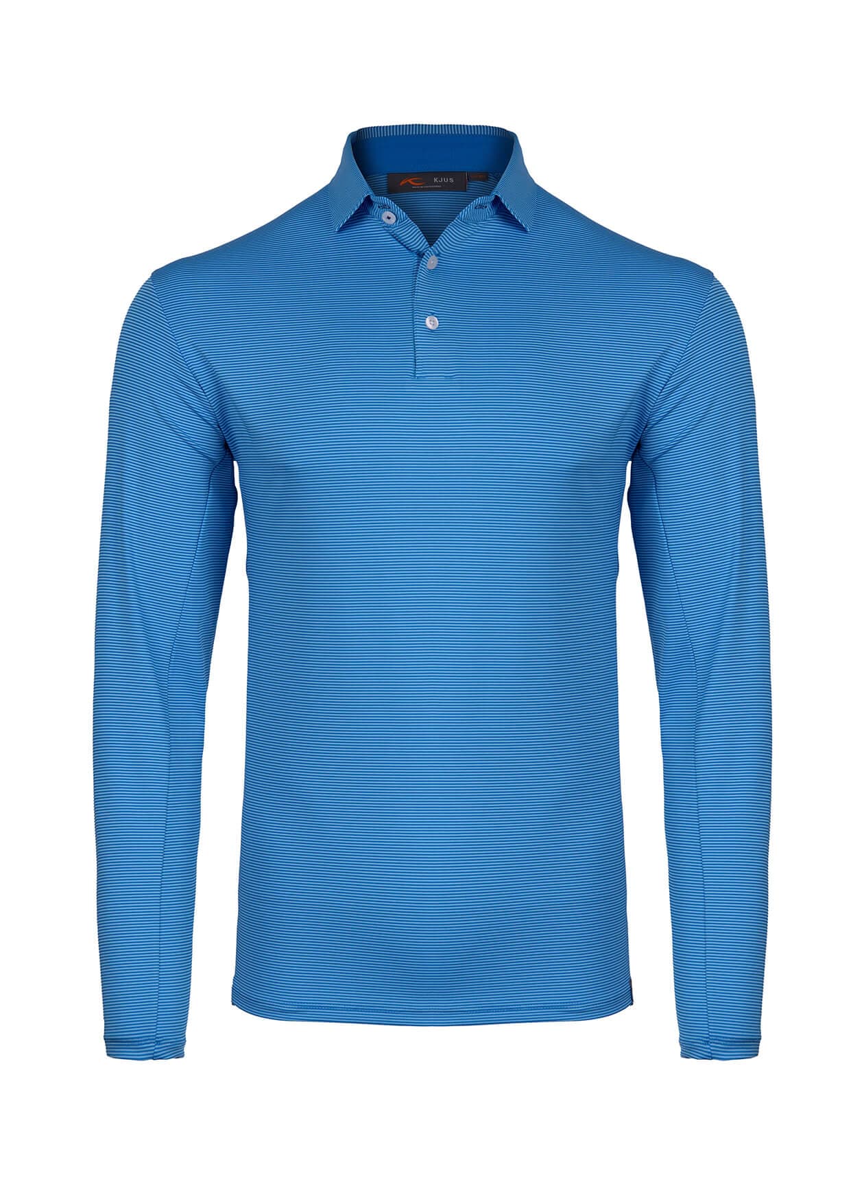 Kjus Men's Soren Stripe Polo Long Sleeve - S26