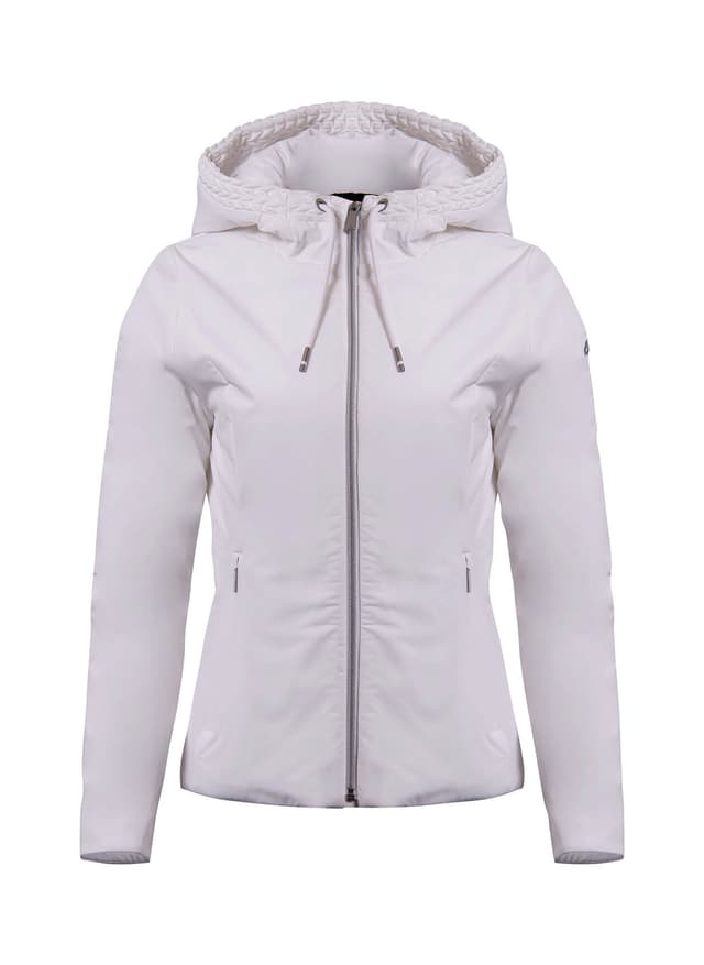 Kjus Women's Elevation Hood Jacket - S26 - White LG