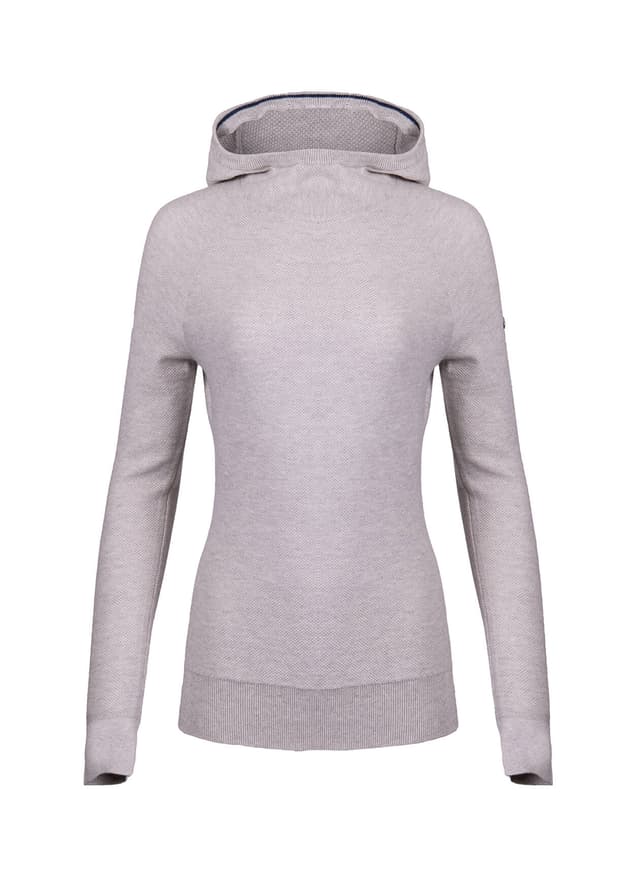 Kjus Women's Kessy Hooded Sweater - S26 - Light Grey LG