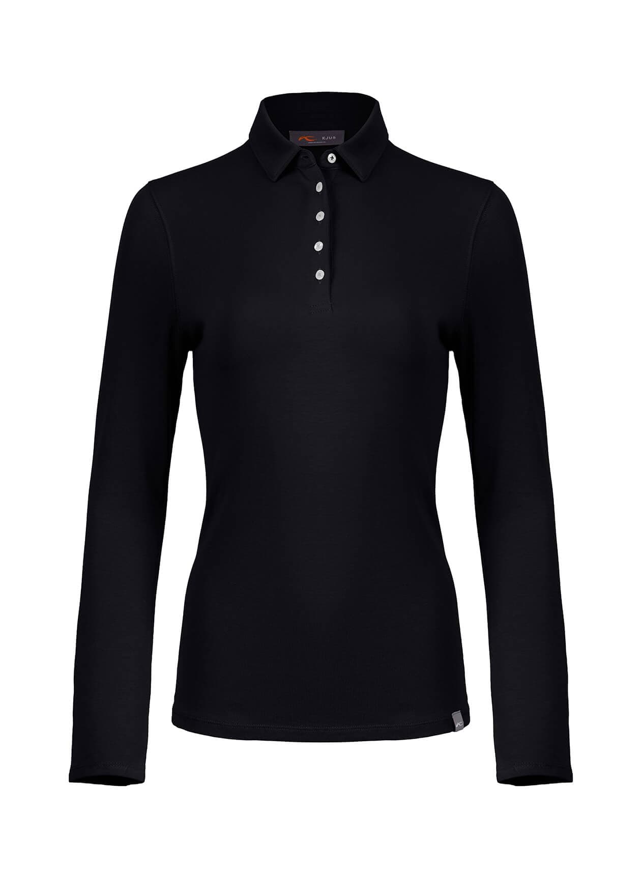 Kjus Women's Hollow Pima Polo Long Sleeve - S26