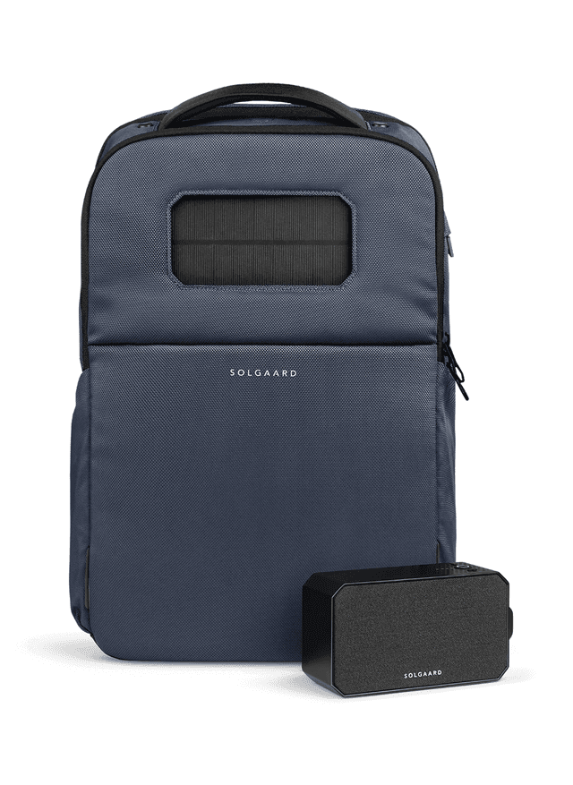 Solgaard Lifepack Backpack + Solar Boombox - Navy MISC