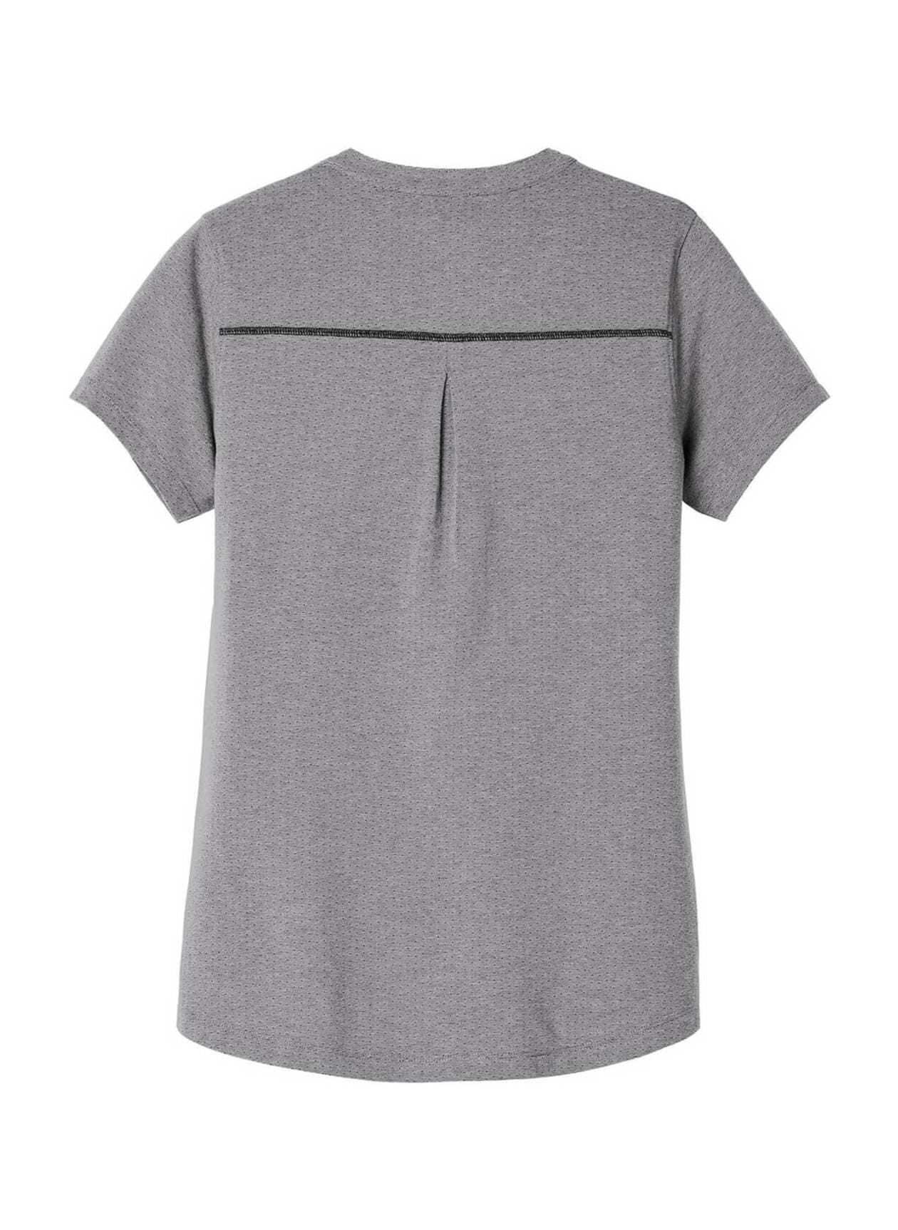 OGIO Women's Tread Henley - Light Grey 3XL