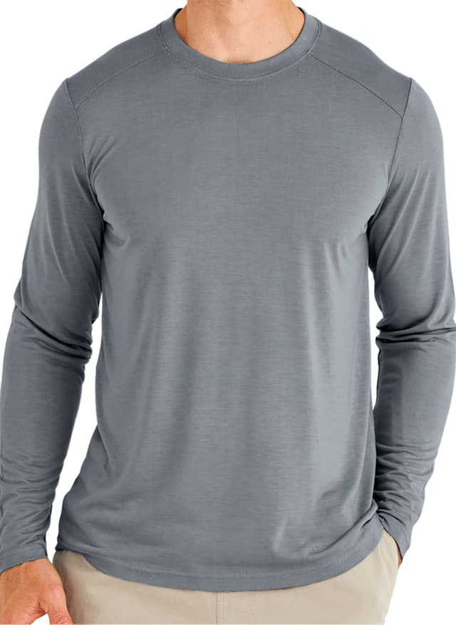 Free Fly Men's Bamboo Lightweight Long Sleeve - Slate (310) 3XL