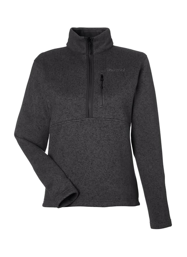 Marmot Women's Drop Line Half-Zip Jacket - Black LG