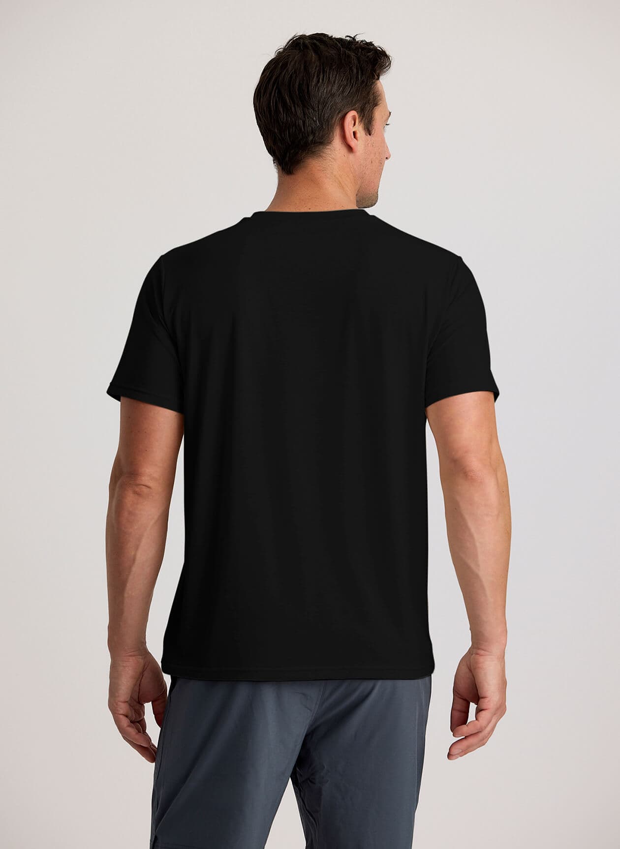 Free Fly Men's Elevate Lightweight Tee - Black 3XL