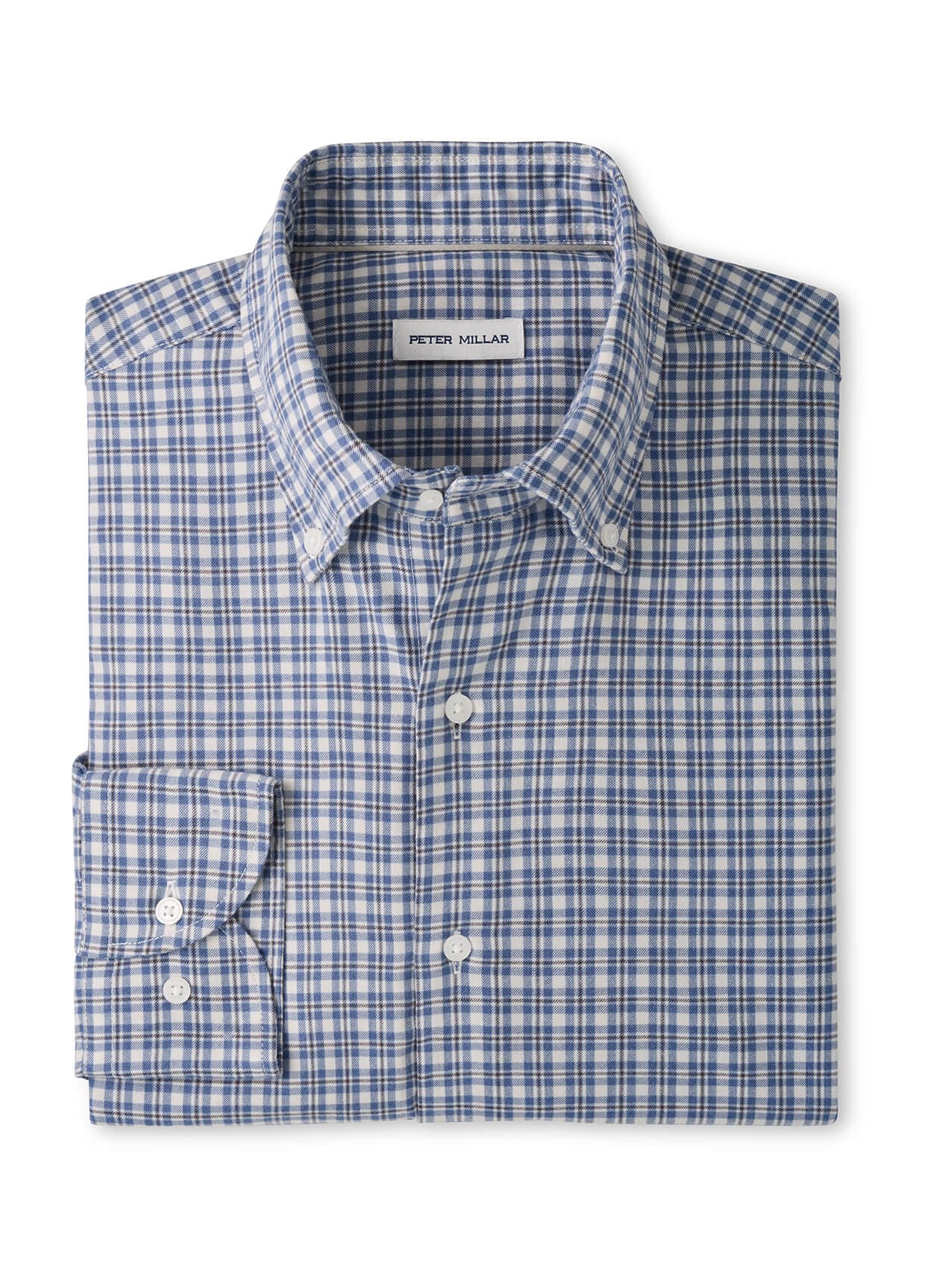 Peter Millar Men's Oliver Performance Flannel Sport Shirt