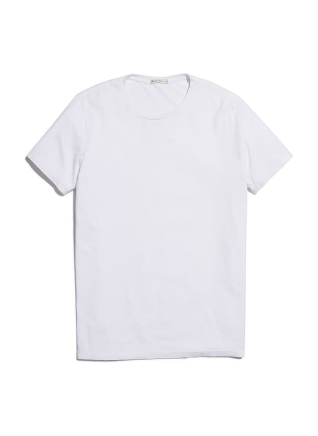 Marine Layer Men's Signature Crew T-Shirt - White 3XL