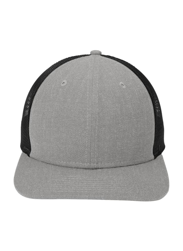New Era Snapback Low Profile Trucker Hat - Light Grey MISC
