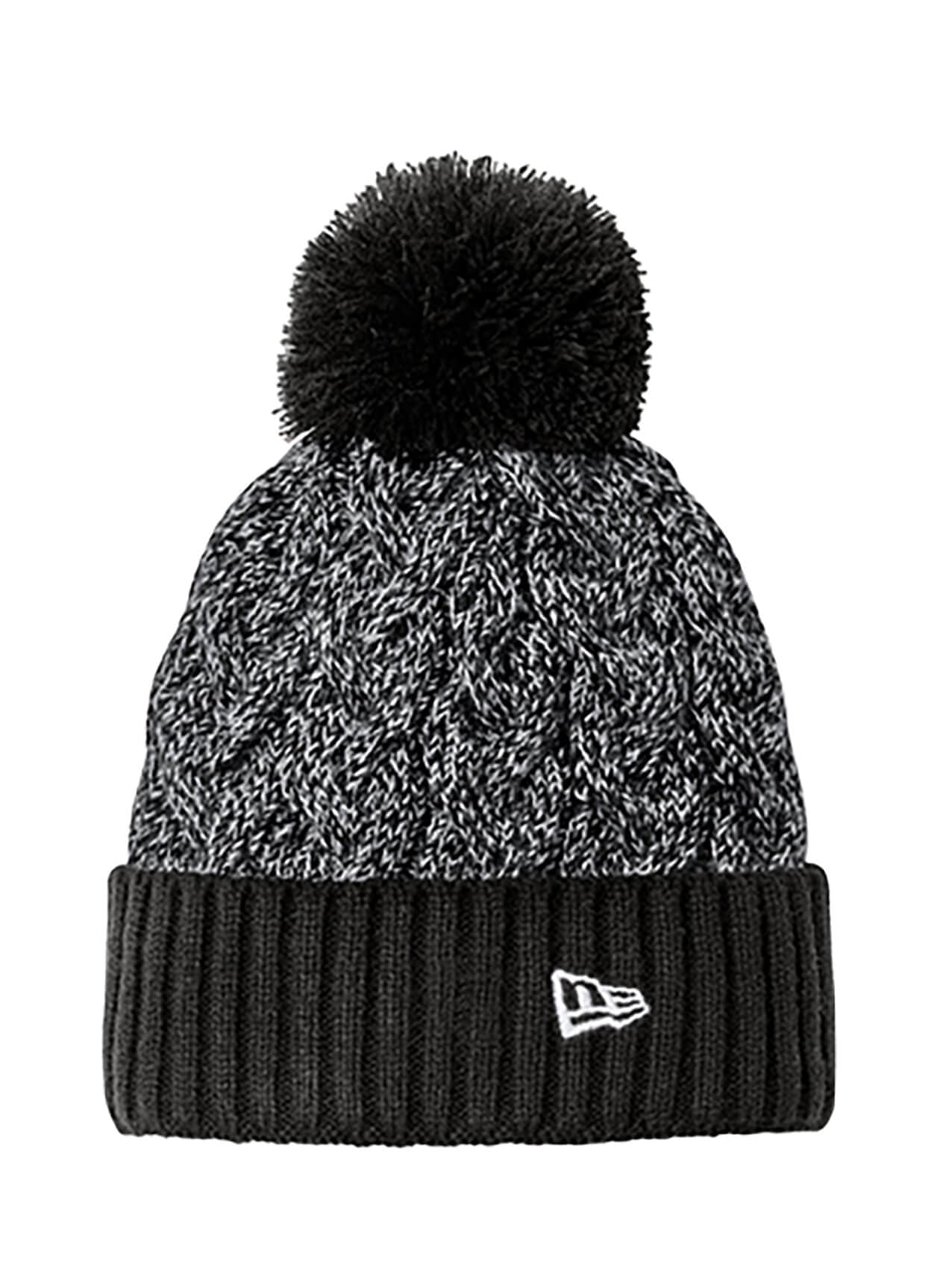 New Era Marled Knit Pom Beanie