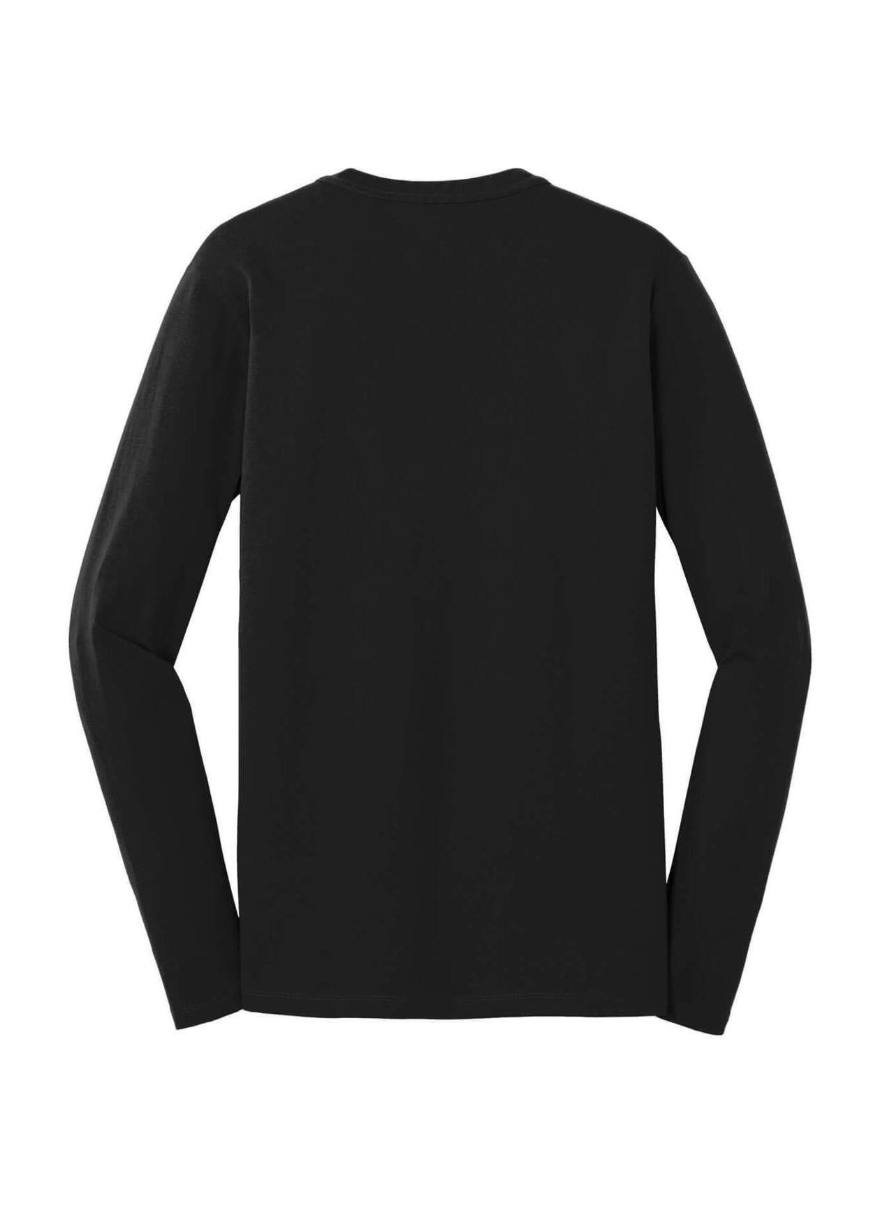 New Era Men's Heritage Blend Crew Long-Sleeve T-Shirt - Black (BLK) 3XL