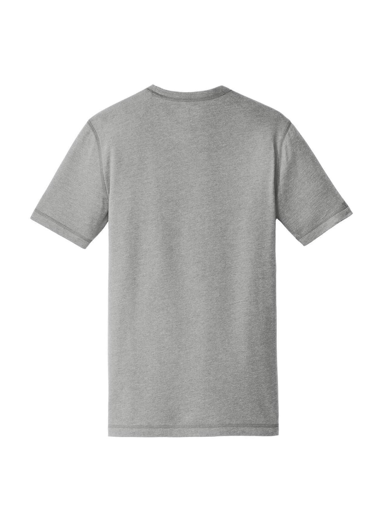 New Era Men's Sueded Cotton Blend Crew T-Shirt - Light Grey 3XL