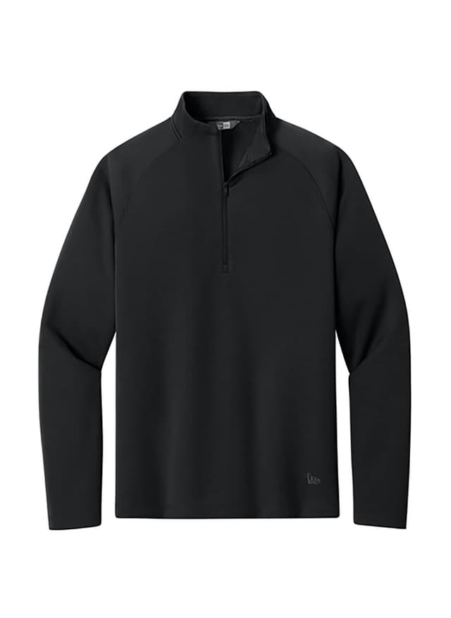 New Era Men's Stand Out Quarter-Zip - Black 3XL