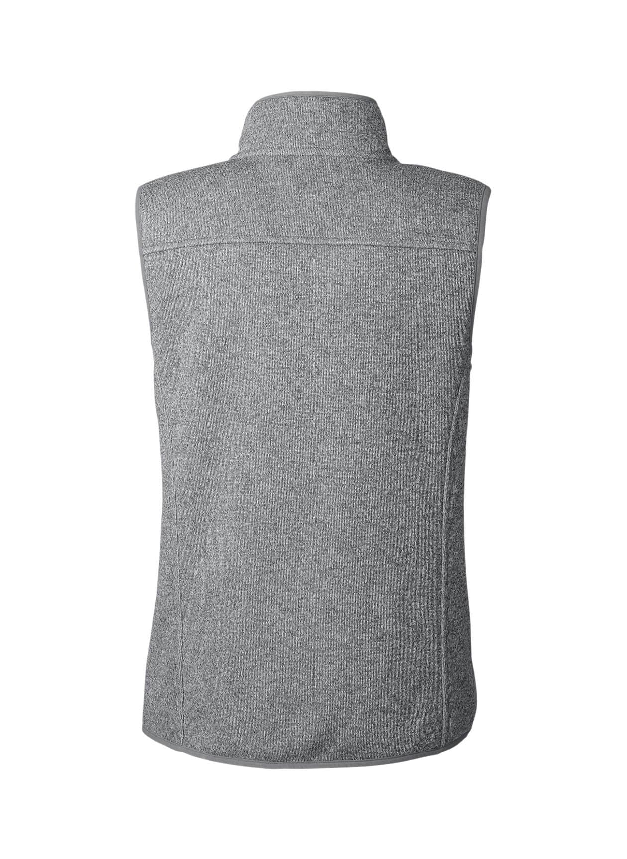 Vineyard Vines Women's Mountain Sweater Fleece Vest - Blue,Light Grey LG