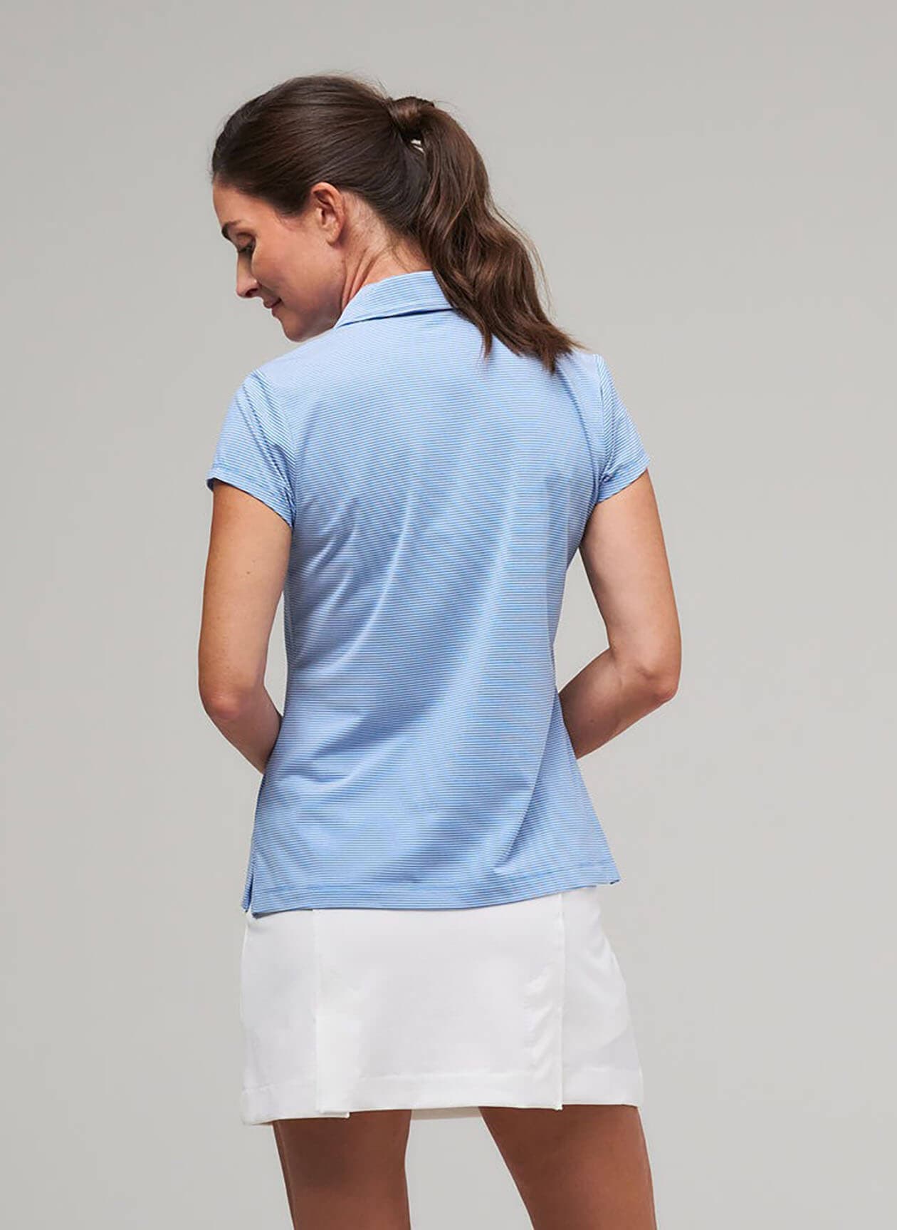 Fairway & Greene Women's Vanessa Polo - Blue LG
