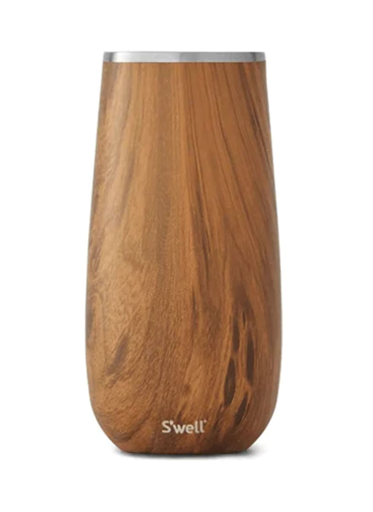 S'well 6 oz Champagne Flute - Teakwood (13206) MISC