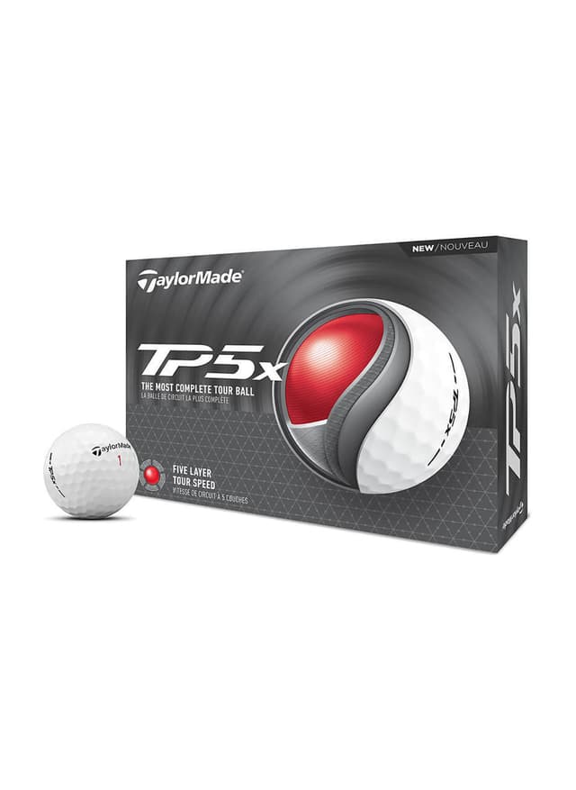 TaylorMade TP5x Golf Balls 2024 - White MISC