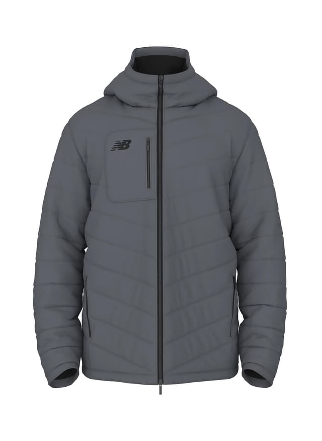 New Balance Men's Stratum Puffer Jacket - Dark Grey 3XL